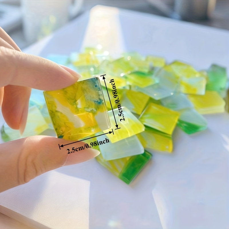 100g square mosaic pastoral st - Art Craft Optical recension och pris