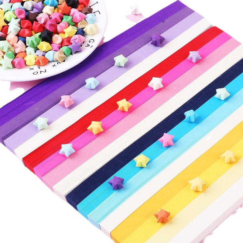 540 Sheets Star Origami Paper  - Art Craft Birthday Party recension och pris