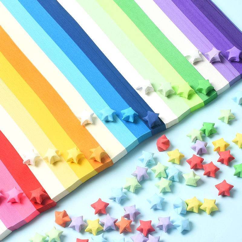 540 Sheets Star Origami Paper  - Art Craft Birthday Party recension och pris
