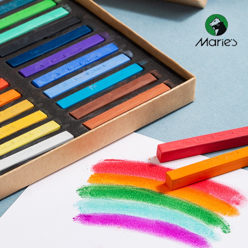 12/24/36/48 Color Maries Squar - Chalk Pastel Set recension och pris