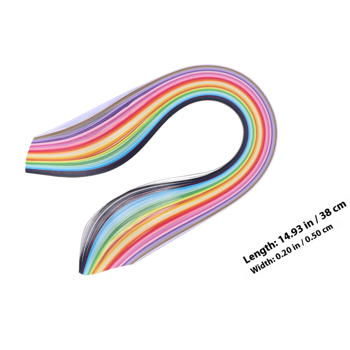 Paper Quilling Strips 26 Assor - Quilling Paper Strips recension och pris