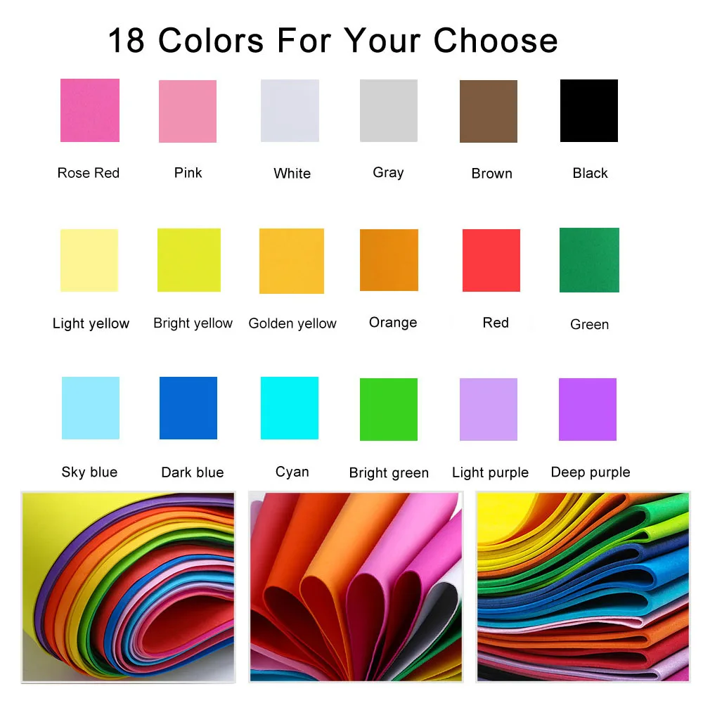 18 Colors 2mm Thick Colorful   - Art Craft Birthday Party recension och pris