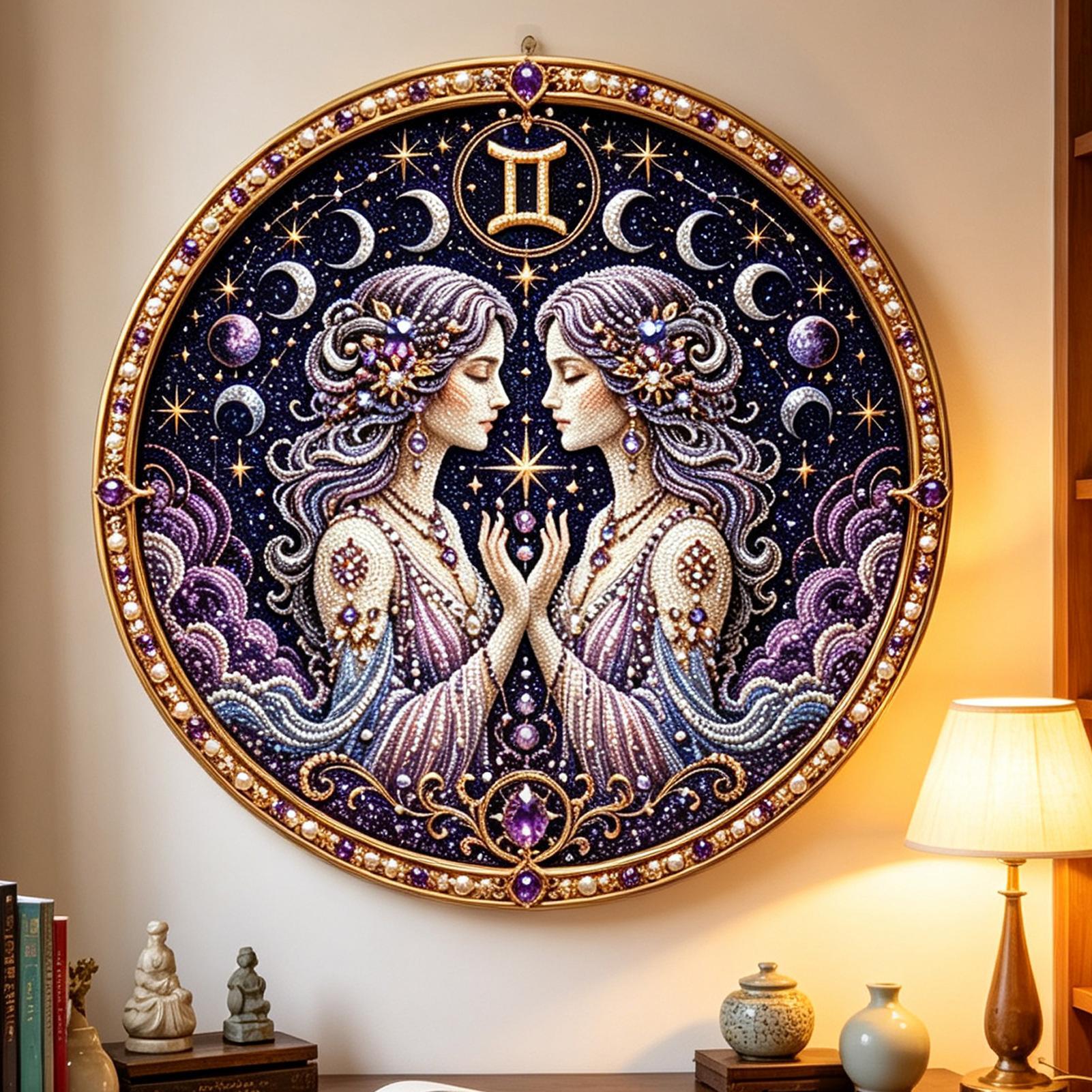 12 Zodiacs Signs Pearl Art Kit - Art Craft Things recension och pris
