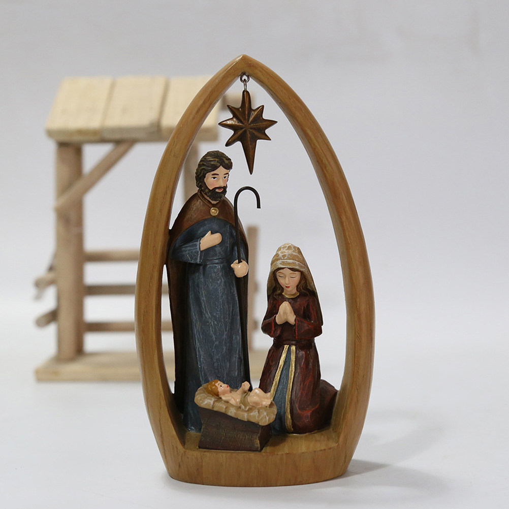 1Pcs Nativity Scene Christian  - Art Craft Restaurant recension och pris