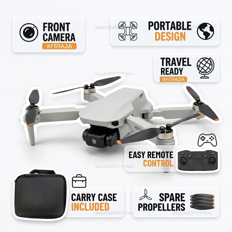 2026 New RC Drones Aeri100 Wit - Art Craft Optical recension och pris
