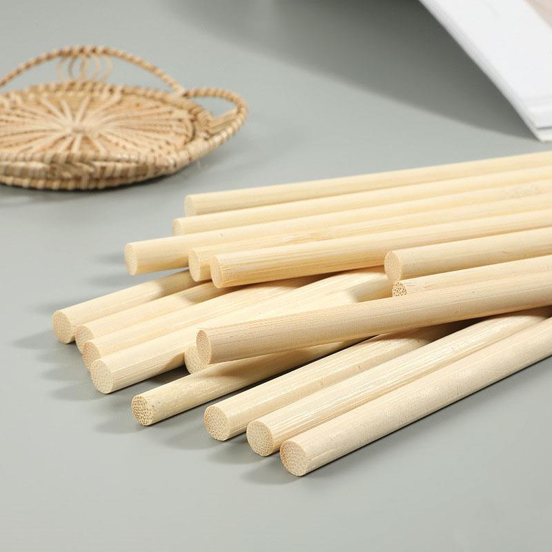 3-8mm Round Wooden Bamboo Stic - Art Craft Stick recension och pris
