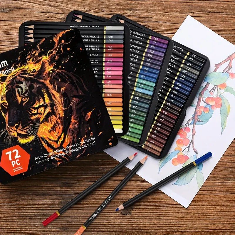 Brutfuner 72 Watercolor Pencil - Colored Pencil Professional recension och pris