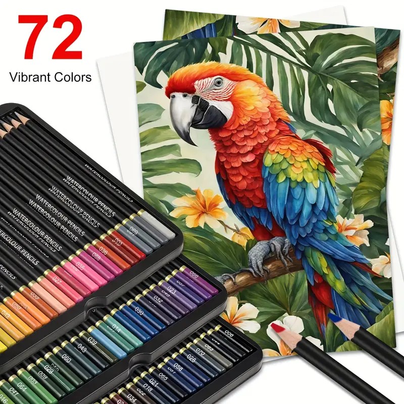 Brutfuner 72 Watercolor Pencil - Colored Pencil Professional recension och pris