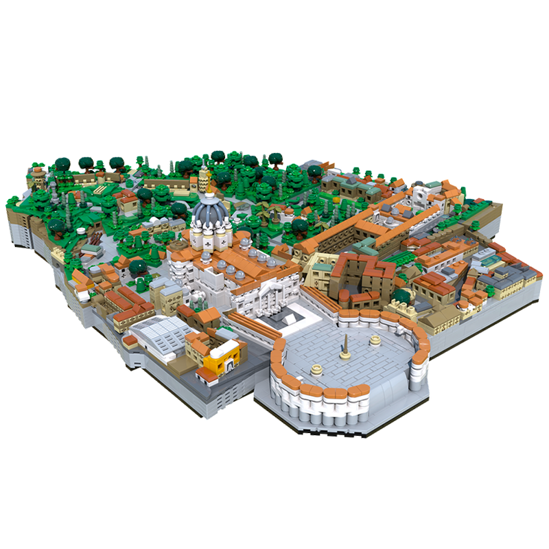 4879pcs MOC Vatican City Archi - Art Craft Building recension och pris