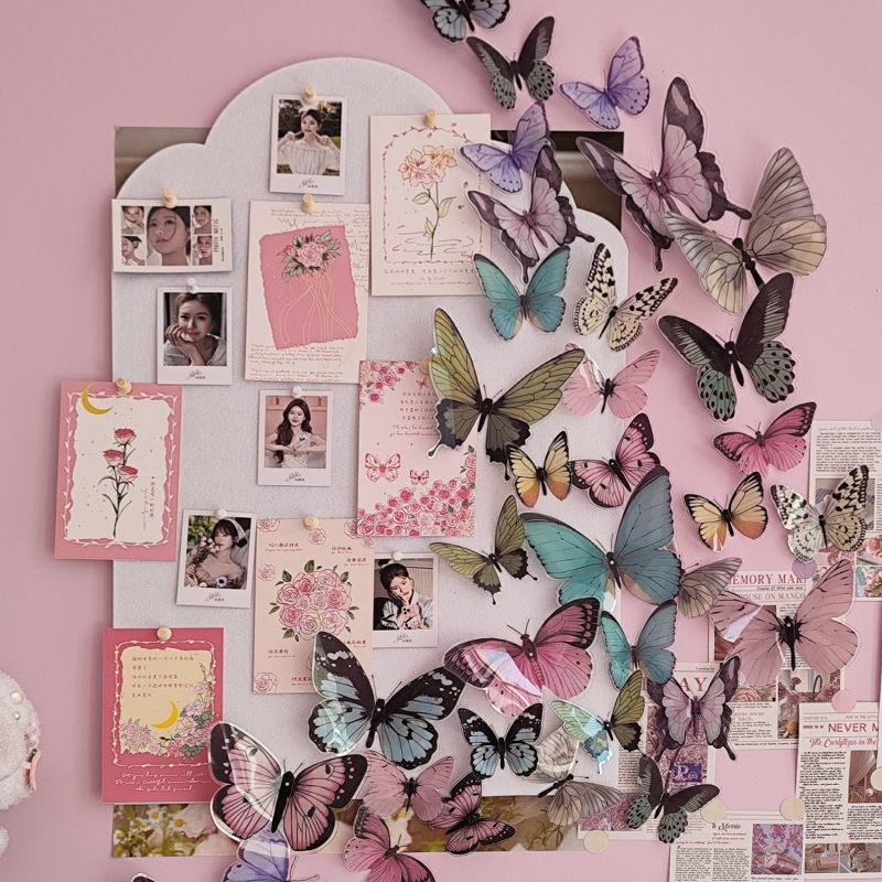 12pcs 3D Butterfly Wall Sticke - Art Craft Birthday Party recension och pris