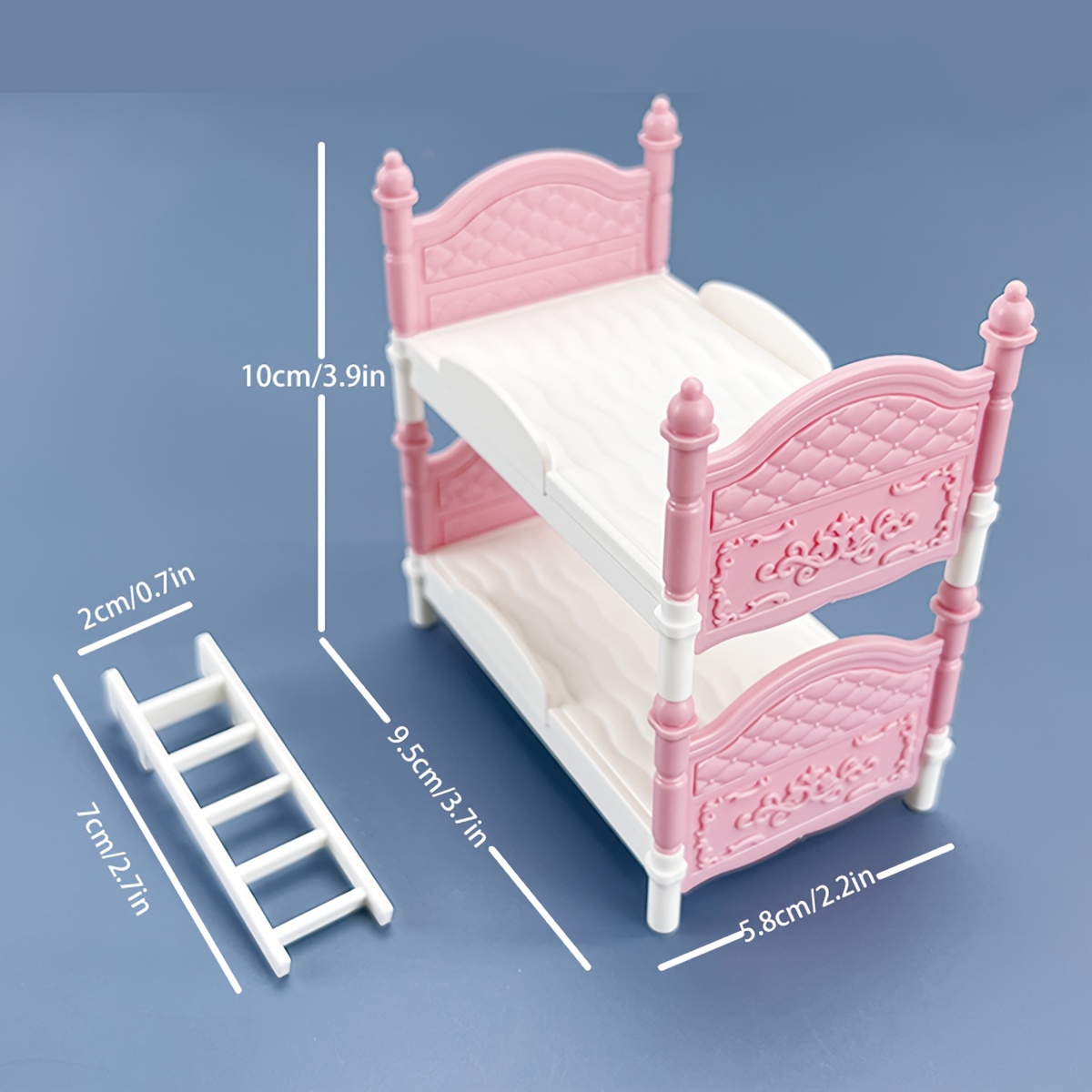 Miniature Dollhouse Double Bed - Art Craft House recension och pris