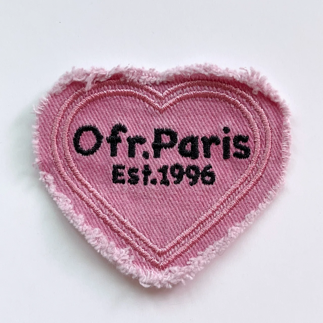 Pink Heart Applique for Clothe - Eco Art Craft recension och pris