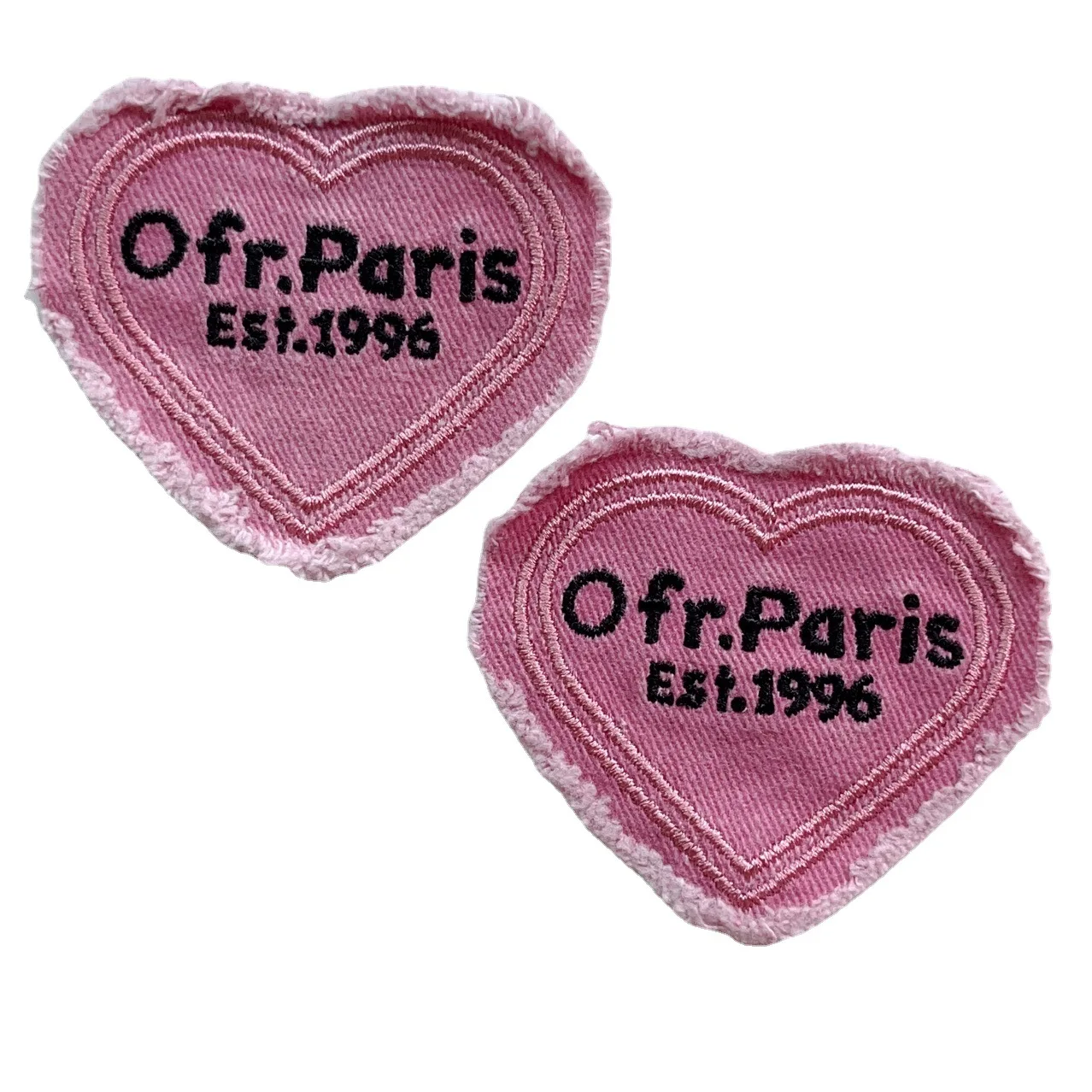 Pink Heart Applique for Clothe - Eco Art Craft recension och pris