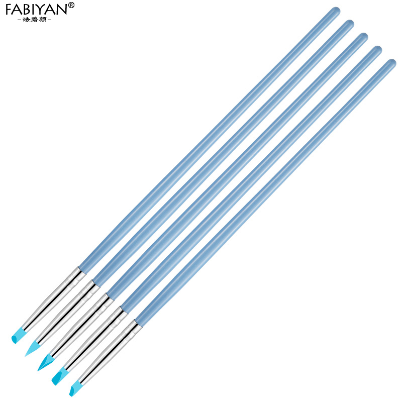 5Pcs Nail Art Pen Brush Soft S - Art Craft Building recension och pris