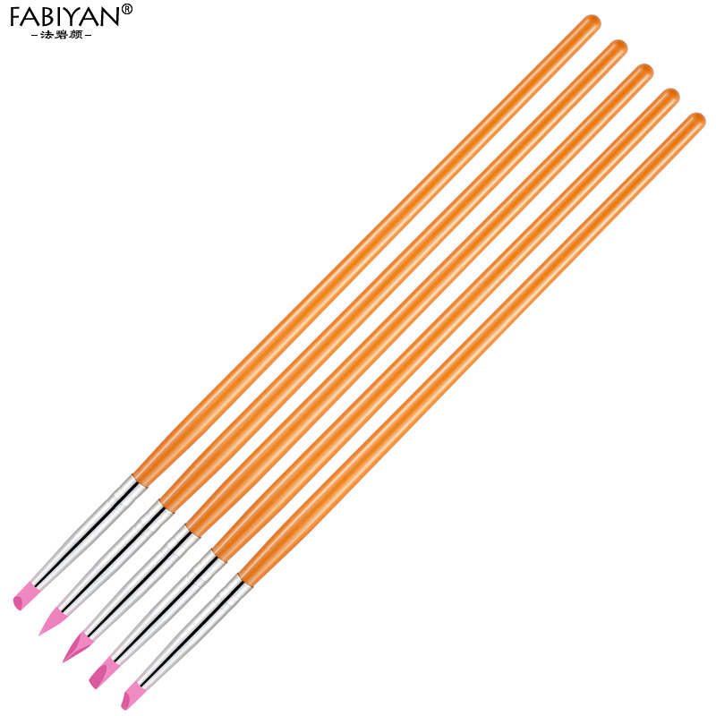 5Pcs Nail Art Pen Brush Soft S - Art Craft Building recension och pris