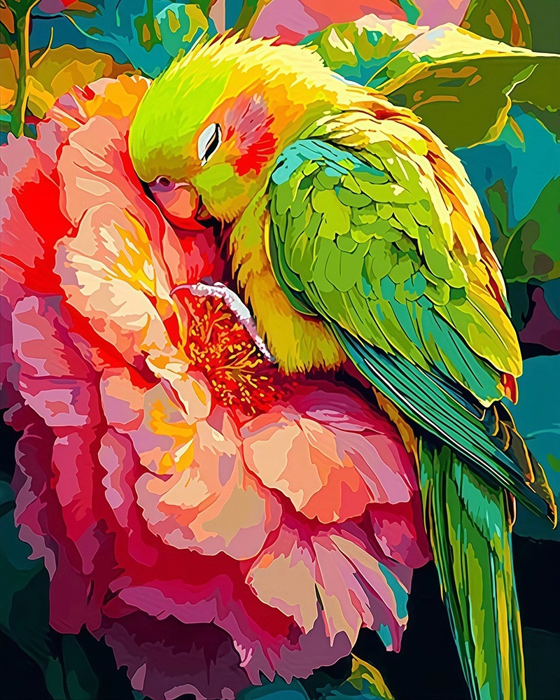 DIY Digital Oil Painting Parro - Art Craft Movement recension och pris