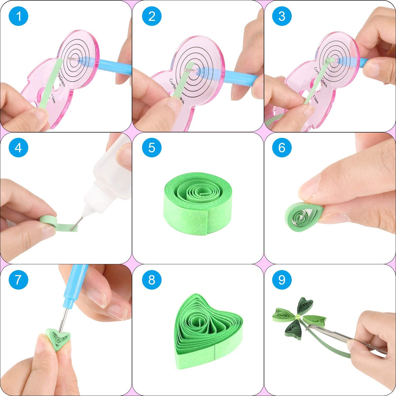 Paper Quilling Set 18 Kinds To - Quilling Paper Strips recension och pris