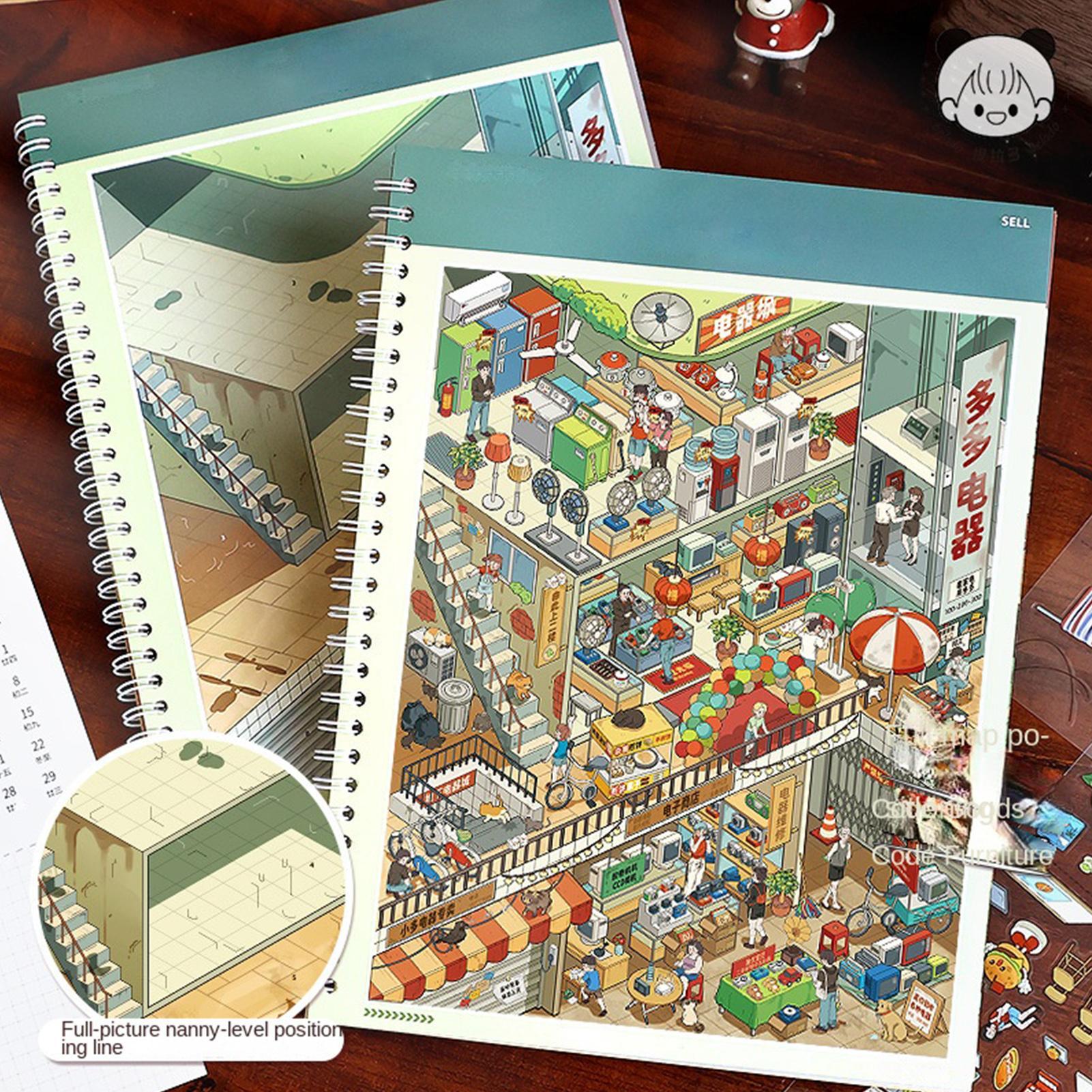 Scene Sticker Book 3D Visual E - Art Craft Restaurant recension och pris