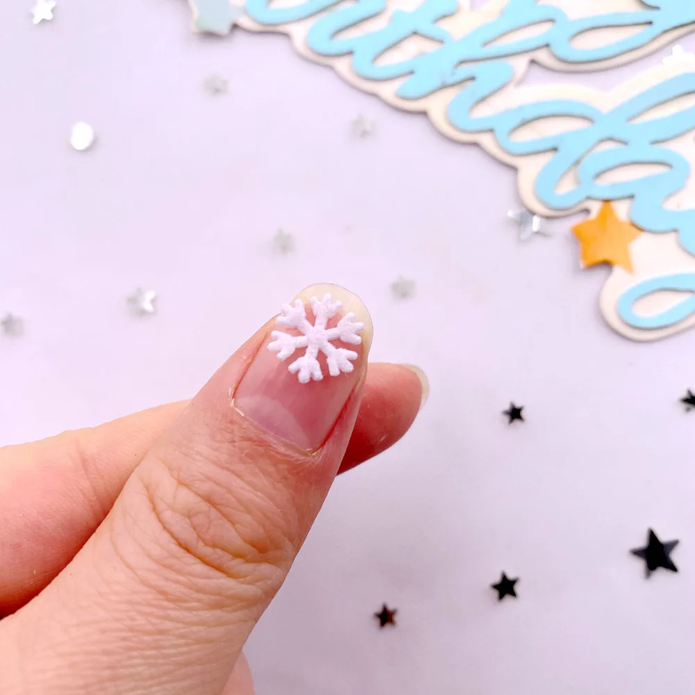 10mm 16mm Fabric White Christm - Eco Art Craft recension och pris