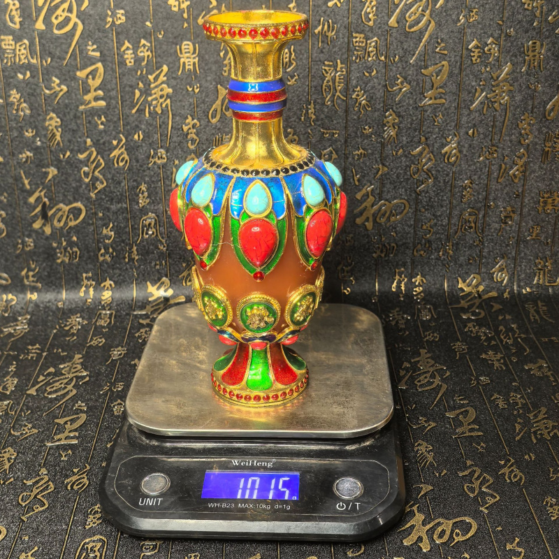 Vintage Painted Gilded Eight T - Art Craft Clay recension och pris