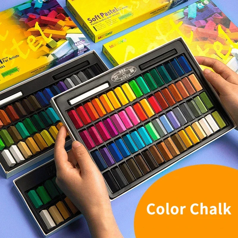 24/32/48/64 Color Chalk Set Co - Chalk Pastel Set recension och pris