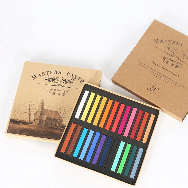 Crayons Soft Dry Pastel 12/24/ - Chalk Pastel Set recension och pris