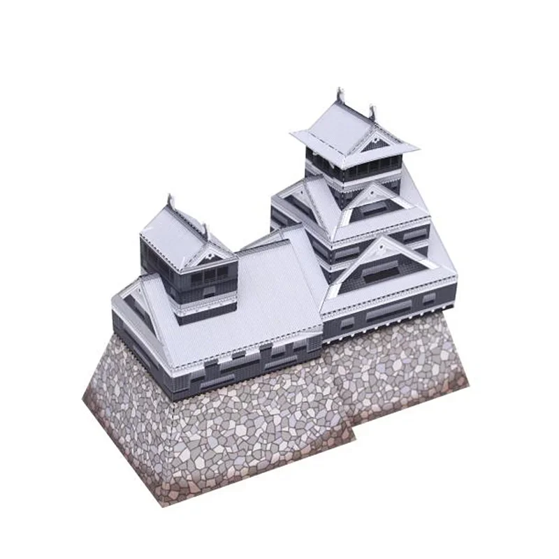 Japan Kumamoto Castle Folding  - Art Craft Building recension och pris