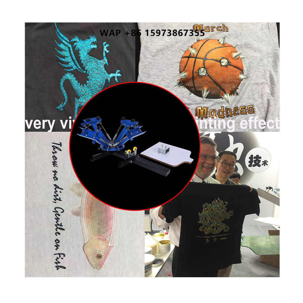 4 Color Silk Screen Printing P - Silk Screen Printing recension och pris