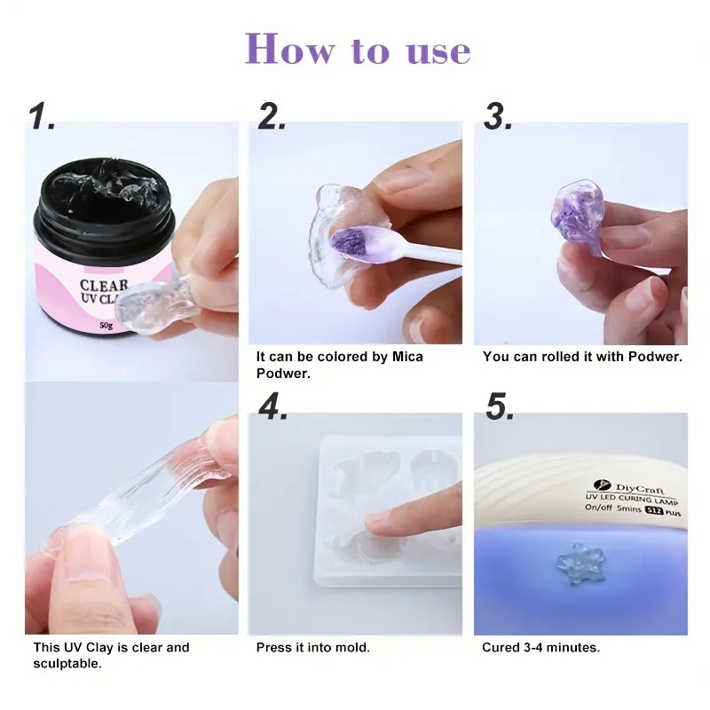 UV Clay Clear Polymer Resin fo - Art Craft Clay recension och pris