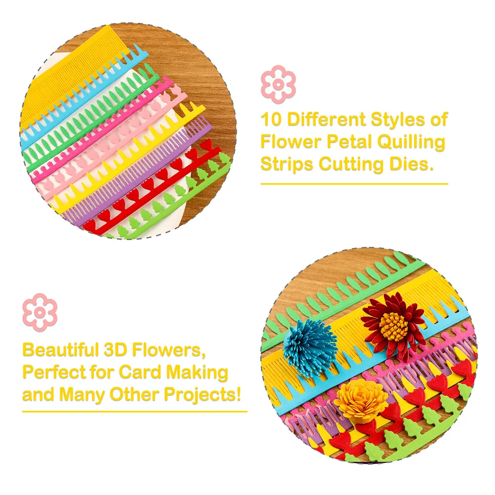 3D Spiral Flower Cutting Dies  - Quilling Paper Strips recension och pris