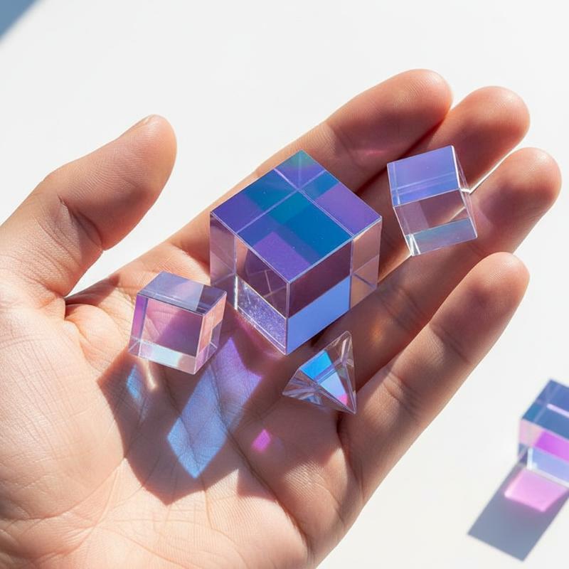 Mini K9 Crystal Prism Cube Opt - Art Craft Optical recension och pris