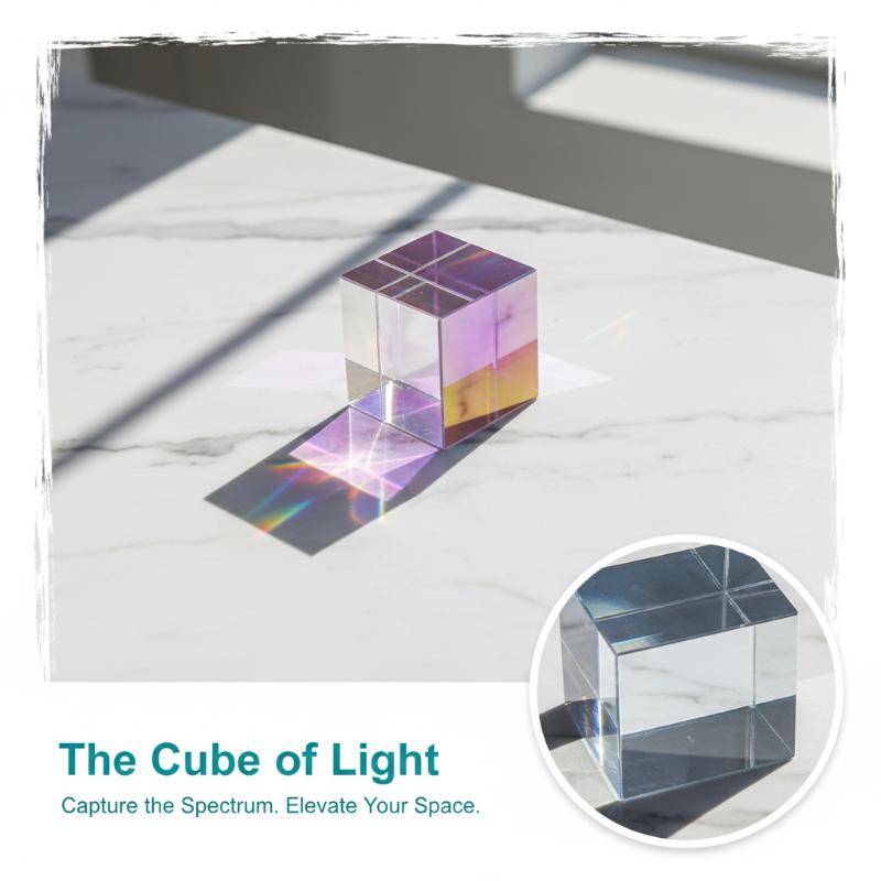 Mini K9 Crystal Prism Cube Opt - Art Craft Optical recension och pris